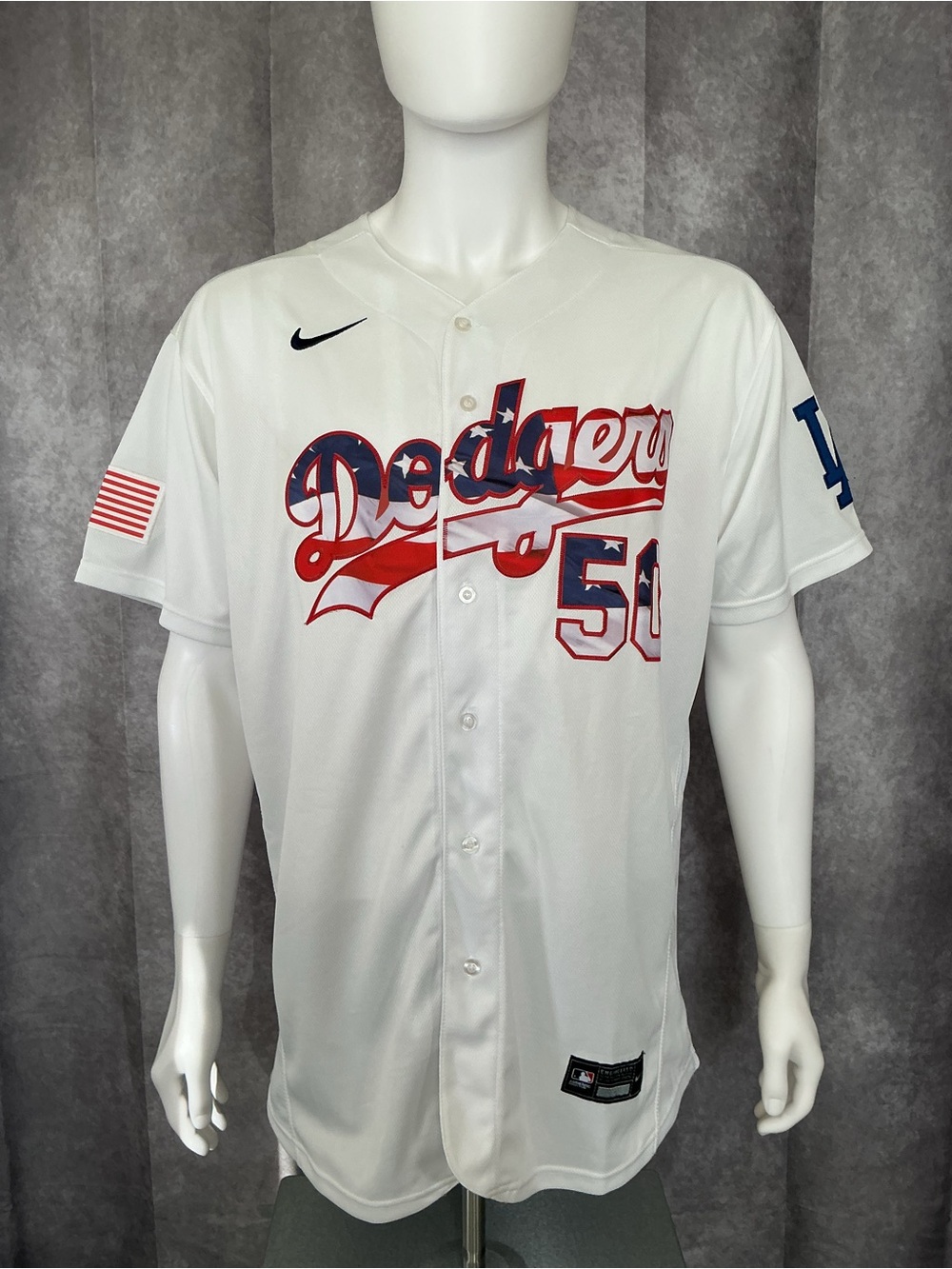 Nike Dodgers Mookie Betts jersey - patriotic colors